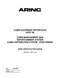 ARINC Specification 628P4B:1999