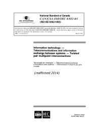 CAN/CSA-ISO/IEC 8482-01 (R2014)