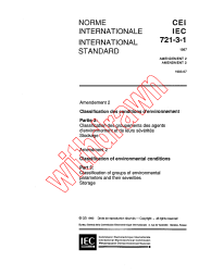 IEC 60721-3-1:1987/AMD2:1993