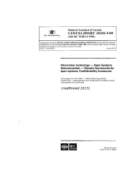 CAN/CSA-ISO/IEC 10181-5-00 (R2013)