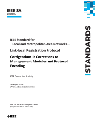 IEEE 802.1CS-2020/Cor 1:2024