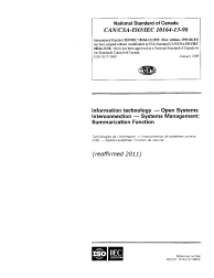 CAN/CSA-ISO/IEC 10164-13-98 (R2011)