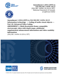 CSA ISO/IEC 14496-10A:15 (R2020)