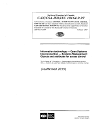 CAN/CSA-ISO/IEC 10164-9-97 (R2015)