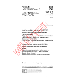 IEC 60601-2-1:1981/AMD2:1990