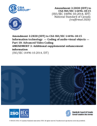 CSA ISO/IEC 14496-10C:15 (R2020)