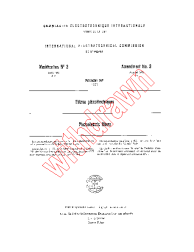 IEC 60368:1971/AMD3:1979