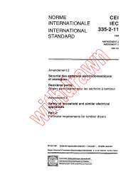IEC 60335-2-11:1984/AMD2:1991
