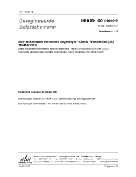 NBN EN ISO 14644-6:2007