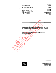 IEC TR 60663:1980