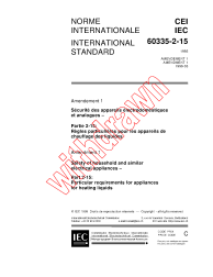IEC 60335-2-15:1995/AMD1:1999