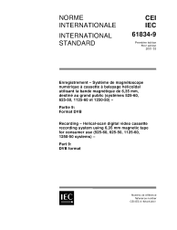 IEC 61834-9:2001