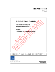 IEC PAS 61804-1:2002