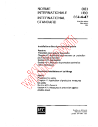 IEC 60364-4-47:1981