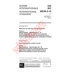 IEC 60249-2-18:1992/AMD3:2000