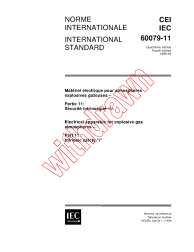 IEC 60079-11:1999