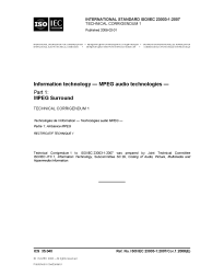 ISO/IEC 23003-1:2007/COR1:2008