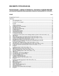 DIN CEN/TS 17276*DIN SPEC 19285:2019-05