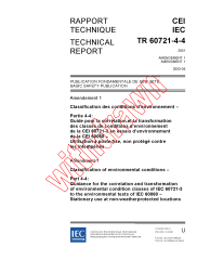 IEC TR 60721-4-4:2001/AMD1:2003