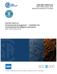 CSA ISO 14015:23