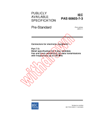 IEC PAS 60603-7-3:2004