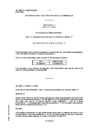 IEC 60079-11:2023/ISH3:2024