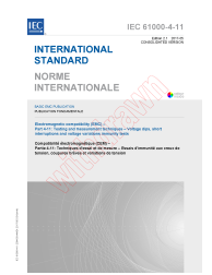 IEC 61000-4-11:2004+AMD1:2017 Consolidated