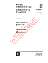 IEC 60368-3:1991