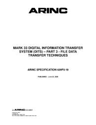 ARINC Specification 429P3-19:2009