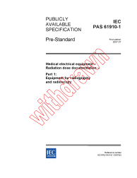 IEC PAS 61910-1:2007
