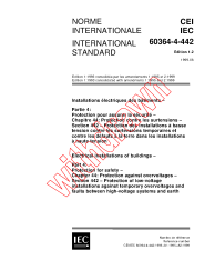 IEC 60364-4-442:1993+AMD1:1995+AMD2:1999 Consolidated