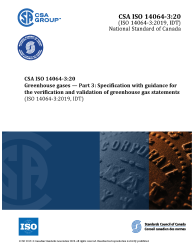 CSA ISO 14064-3:20
