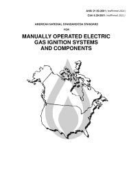 ANSI Z21.92-2001 (R2021)/CSA 6.29-2001 (R2021)