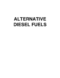 Alternative Diesel Fuels