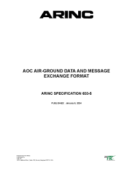 ARINC Specification 633-5:2024