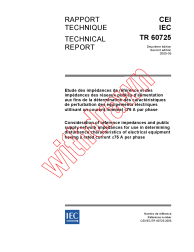 IEC TR 60725:2005