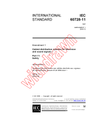 IEC 60728-11:1997/AMD1:2000