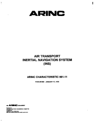 ARINC Characteristic 561-11:1975