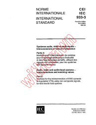 IEC 60933-3:1992