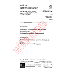 IEC 60745-2-4:1983/AMD1:1992