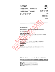 IEC 60335-2-25:1988/AMD2:1991