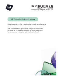 BS EN IEC 60115-2-10:2026+A11:2026
