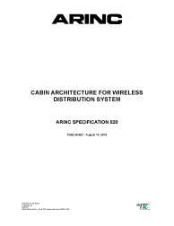 ARINC Specification 820:2019