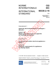 IEC 60335-2-15:2002/AMD1:2005