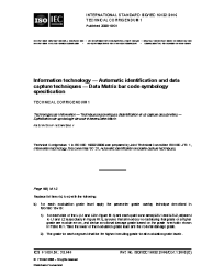 ISO/IEC 16022:2006/COR1:2008