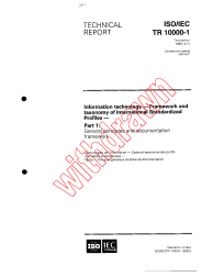 ISO/IEC TR 10000-1:1995