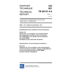 IEC TR 60721-4-5:2001+AMD1:2003 Consolidated