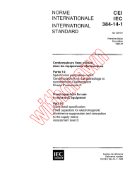 IEC 60384-14-1:1993