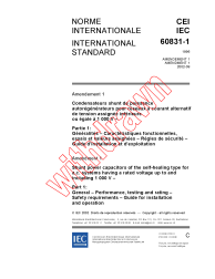 IEC 60831-1:1996/AMD1:2002