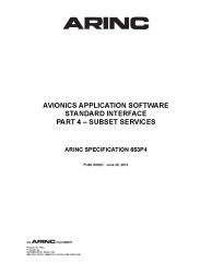 ARINC Specification 653P4:2012